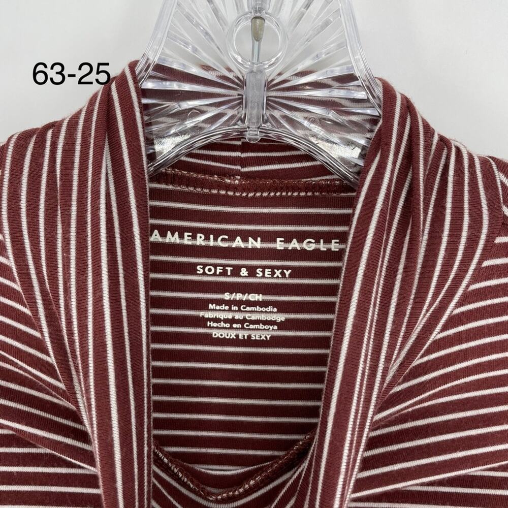 American Eagle Long Sleeve Turtleneck Top Size Small - Picture 6 of 7